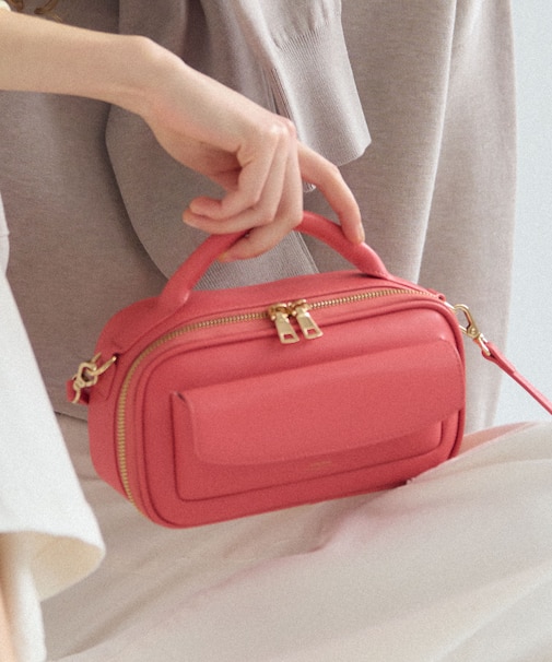 フラップポケット2WAY ショルダーバッグ