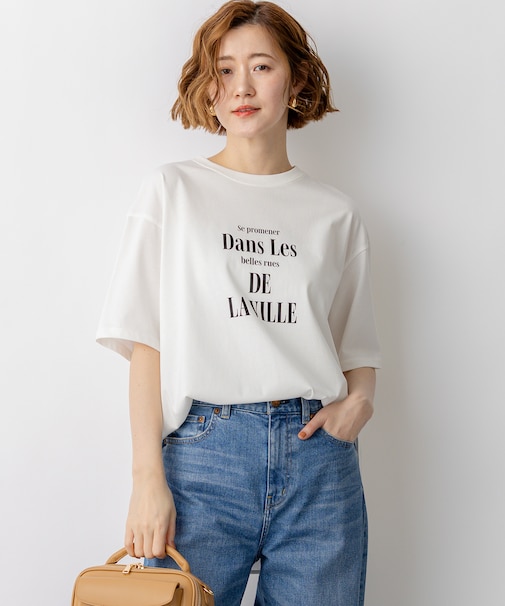 シャツテール ロゴTEE