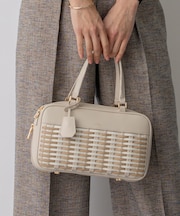 【Oggi掲載】バスケットメッシュ ボストンバッグ