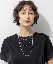 【WEB&一部店舗限定】ミックスチェーン 3連 ネックレス