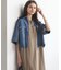【SLOW/一部店舗限定】LIGHT DENIM クロップド シャツ