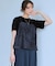 シアーエンブロイダリー キャミソール コンビ Tシャツ
