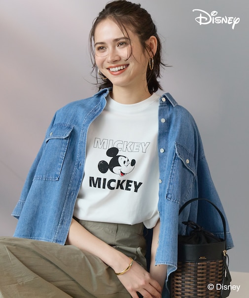 【SLOW/一部店舗限定】Mickeyデザイン Tシャツ