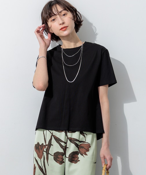 【WEB&一部店舗限定カラーあり/Oggi掲載】ハイエンド クルーネック Tシャツ