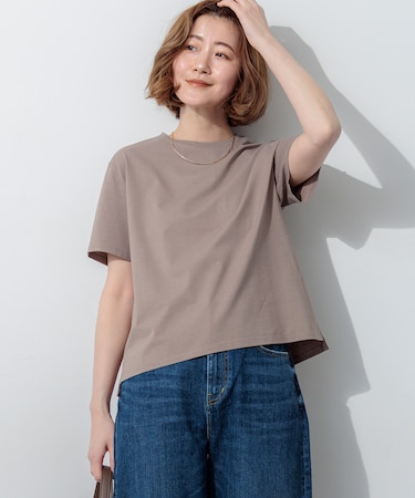 【WEB&一部店舗限定カラーあり/Oggi掲載】ハイエンド クルーネック Tシャツ