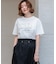 リラクシーシルエット メッセージ ロゴTシャツ