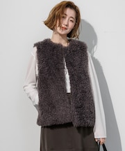 ECOPELウェイビー エコファー ジレ