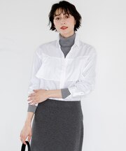 CANCLINI ラッフルフレア ブラウス