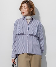 CANCLINI ラッフルフレア ブラウス