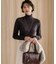 【CLASSY.・CanCam掲載】ウーステッドウール リブタートル ニット