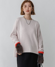 ダブルフェイス リラクシー ニット