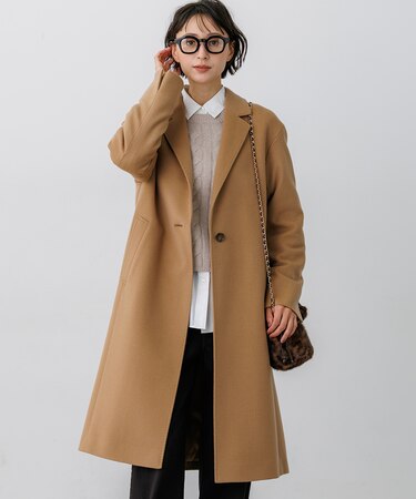 【一部予約】ウールカシミヤビーバー チェスターコート
