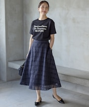 ラメシアーチェック スカート