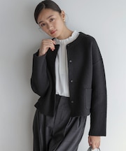 プレーティングニットアウター ジャケット