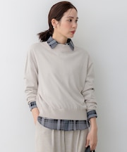 【WEB限定】コットンニット プルオーバー
