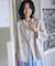【加藤ローサさん着用】ライトリネンライク ジャケット