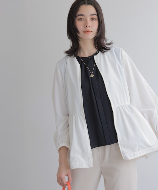 【WEB限定】ソマルティーボイル ペプラムブルゾン