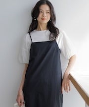 【WEB限定】コットンポンチ チュールコンビ カットソー