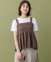 【WEB限定】パターンニット ビスチェ