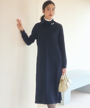 【美人LABコラボ】ブリングニット タートルネックワンピース