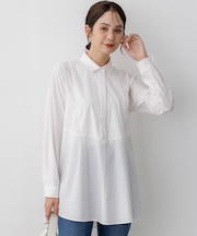 【WEB&一部店舗限定】エアリーシャーティング チュニックシャツ