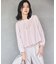 【WEB＆一部店舗限定】ジョーゼットシフォン 裾レースブラウス