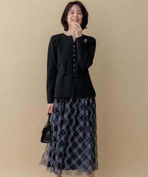 スポンディッシュニット ニットスカートセット