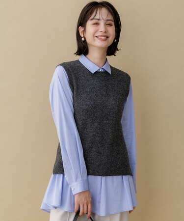 【WEB限定】グランマフェアリーニット ベスト