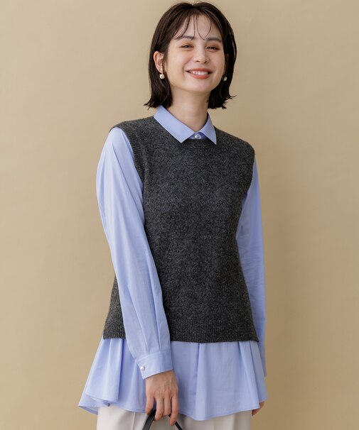 【WEB限定】グランマフェアリーニット ベスト