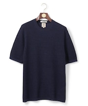 【ビジネスインナー推奨】【HYBRID LINEN】ニットTシャツ