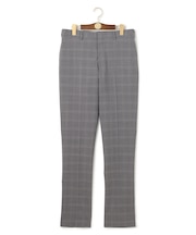 【Peppin Merino Comfort】【ウォッシャブル可 / 折り目加工】ファンシーチェック スラックス / ノータック