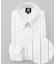 【PREMIUM PLEATS / 形態安定】スーピマコットンボールドストライプ ドレスシャツ / B.D.