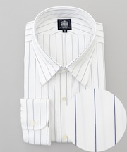 【KING SIZE】【PREMIUM PLEATS / 形態安定】スーピマコットンボールドストライプ ドレスシャツ / レギュラー