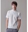 シルクのような光沢感の上品Tシャツ【UVカット / 接触冷感 / 吸水速乾】【J.PRESS PREMIUM JERSEY】ポンチモックネック Tシャツ