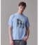新色登場！【毎シーズン大好評】【UNISEX】ファブリックワッペン バックブルTシャツ