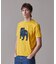 新色登場！【毎シーズン大好評】【UNISEX】ファブリックワッペン バックブルTシャツ