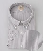 【KING SIZE】【J.PRESS OXFORD JERSEY】カノコインレイマイクロストライプ パッチポケットシャツ / B.D.