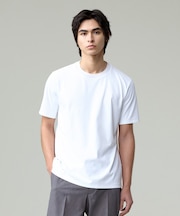 温度に寄り添う服。3シーズンこれ1着【調温機能 / 接触冷感】コンフォーマークルーネック Tシャツ