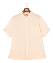 驚異的な機能性!【接触冷感 / UVカット / ストレッチ / 高通気性 / 防シワ】【MECHANICAL】ジャージーバンドカラー シャツ
