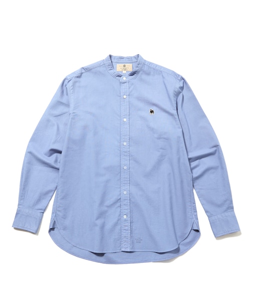 このさりげなさが大人気【IVY COLLECTION】【UNISEX】バックブルオックスガーメントダイ シャツ