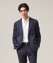 快適さとエレガンスを纏う【セットアップ対応 / ストレッチ】SOFAニット ハイグレードジャージー ジャケット