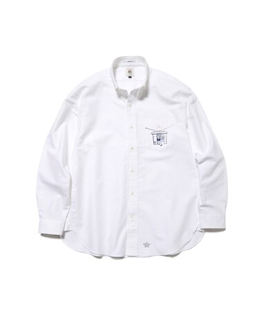【AaronChang】【UNISEX】コットンダンガリー シャツ / B.D. / Baggy-Fit