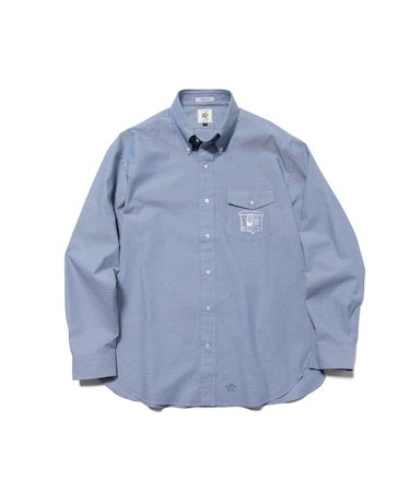 【AaronChang】【UNISEX】コットンダンガリー シャツ / B.D. / Baggy-Fit