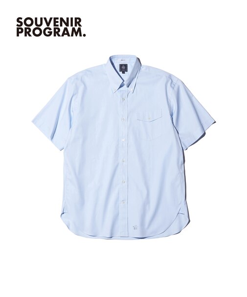【J.PRESS ORIGINALS】【UNISEX】Oxford Half Sleeve Shirt / B.D. / Baggy-Fit