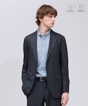 夏に嬉しい6つの高機能【J.PRESS-POOL WOOL】【セットアップ対応】ジャージーセットアップ ジャケット