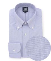 【26年春夏シーズン柄】【PREMIUM PLEATS / 形態安定】スーピマコットンエンドオンエンド シャツ / B.D.