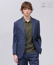 【超軽量 / 清涼感 / 洗える / セットアップ対応】【MECHANICAL】 ハイパワーストレッチ リネンルックジャケット_26年モデル