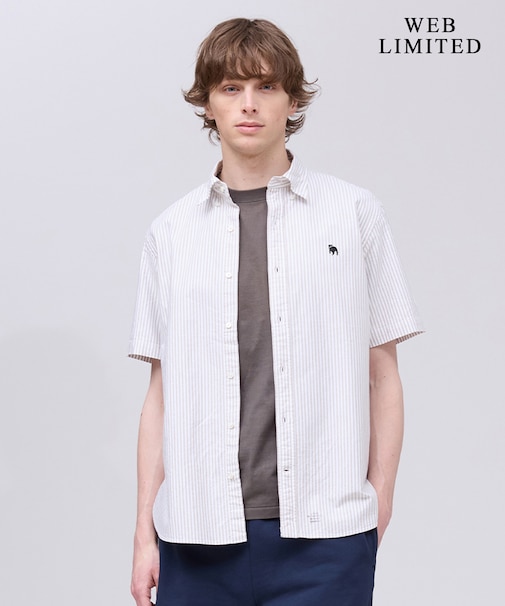 大人気【WEB限定】バックブル 半袖シャツ / B.D. _26年モデル