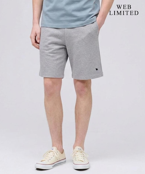 大人気【WEB限定】バックブル スウェットハーフパンツ