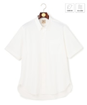 【KING SIZE】【吸水速乾 / 抗菌防臭 / 遮熱 / 防シワ】【J.PRESS OXFORD JERSEY】カノコインレイ半袖 シャツ / B.D.